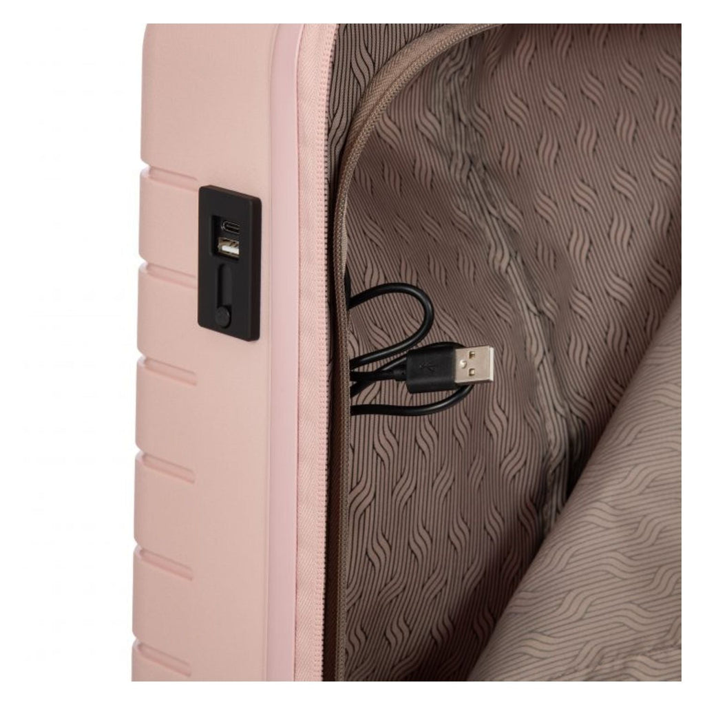 BRIC'S Ulisse 22" Expandable Carry On Luggage Spinner (Pearl Pink)