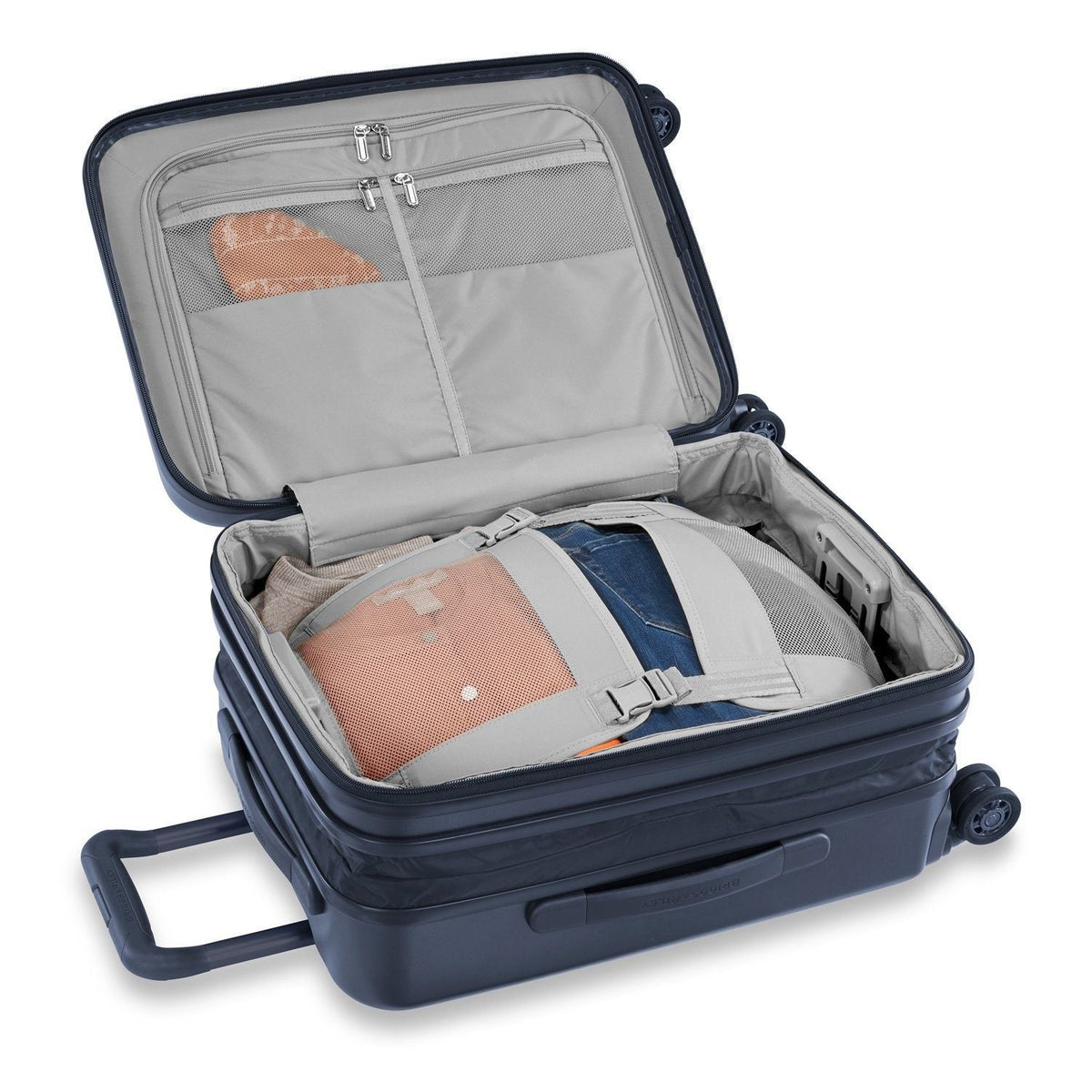 Briggs & Riley Sympatico International Carry-On Expandable Spinner (Navy)