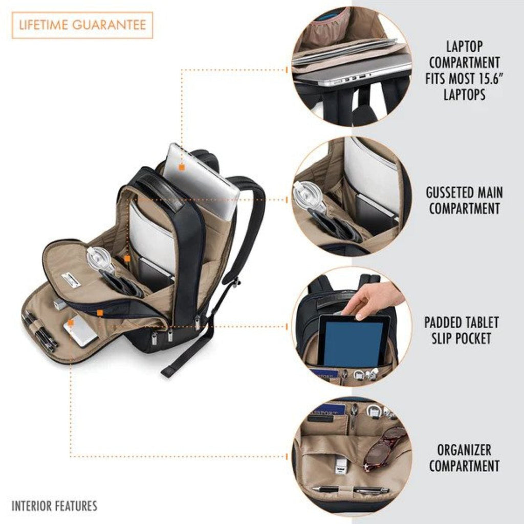 Briggs & Riley @Work Medium Backpack (Black)