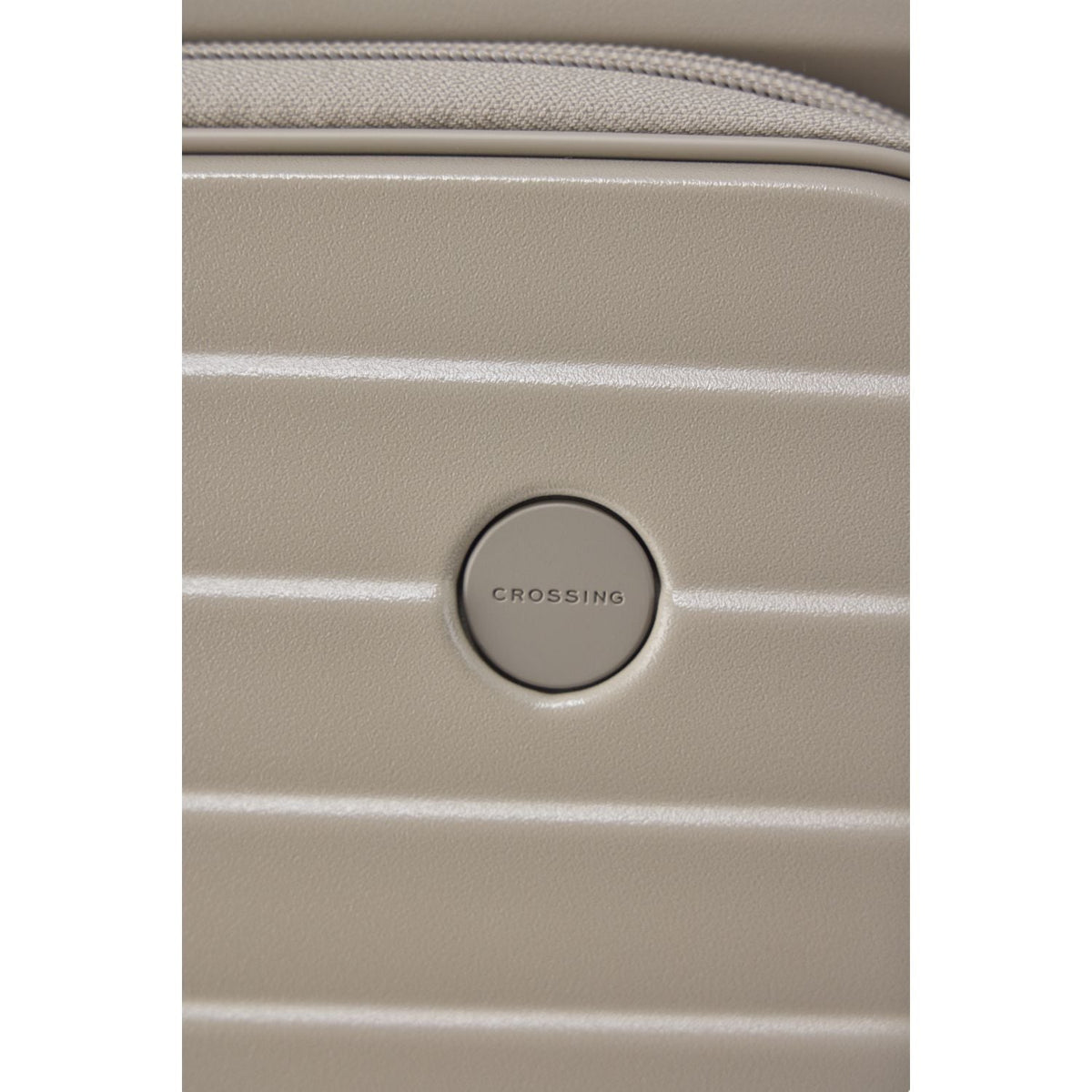 CROSSING INVI 20" Carry On Expandable Luggage With Front & Middle Access - Taupe