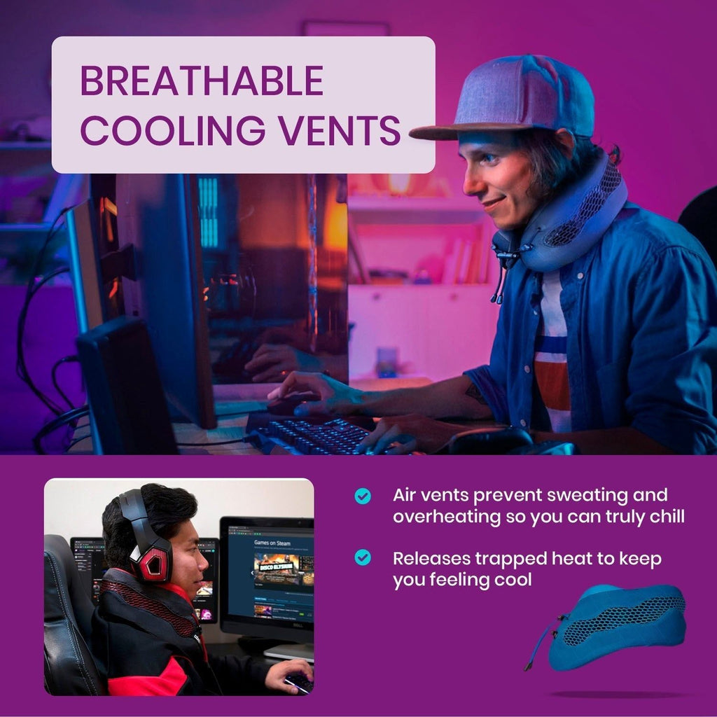 Cabeau Evolution Cool Travel Neck Pillow - Purple