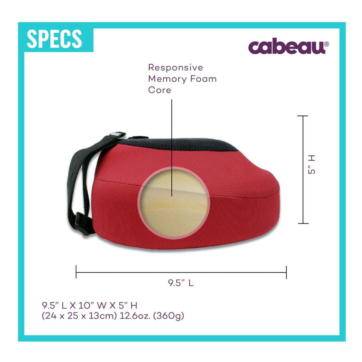 Cabeau Evolution S3 Travel Neck Pillow - Steel