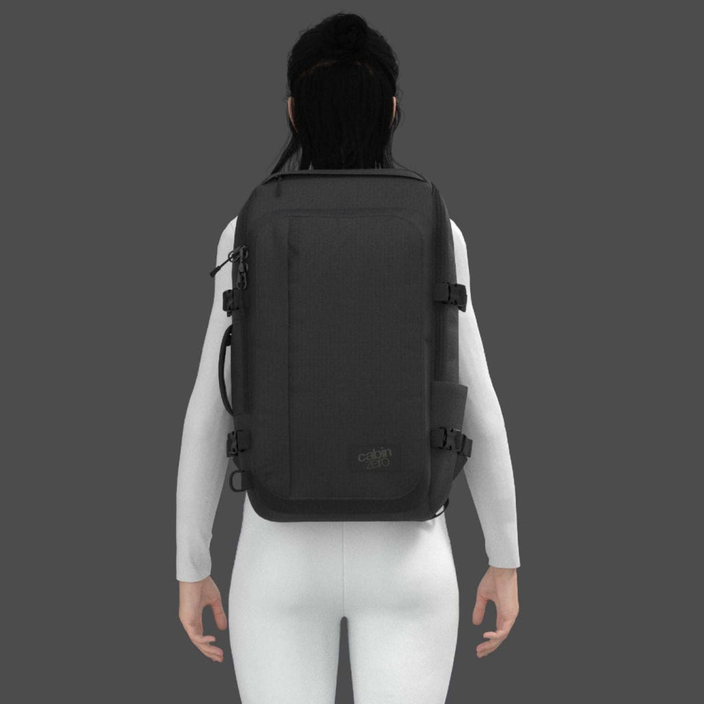 Cabinzero Adventure Cabin Backpack 32L (Absolute Black)