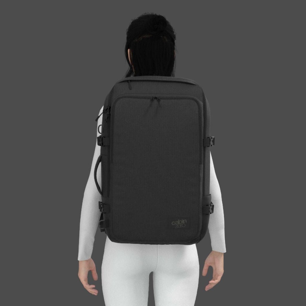 Cabinzero Adventure Pro Cabin Backpack 42L (Absolute Black)