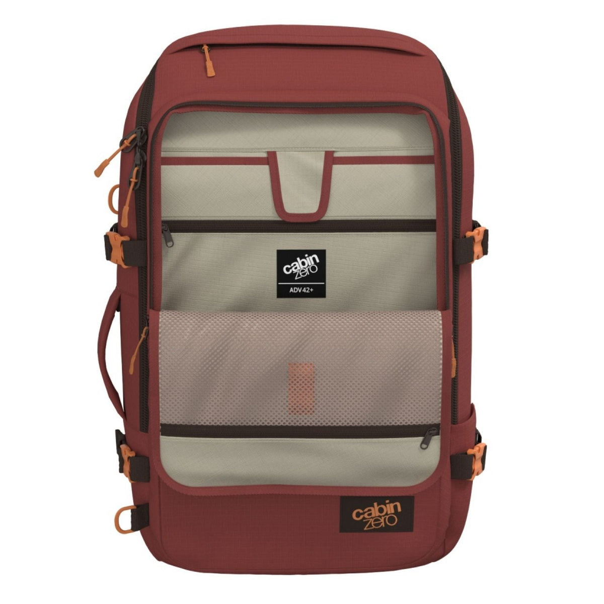 Cabinzero Adventure Pro Cabin Backpack 42L (Sangria Red)