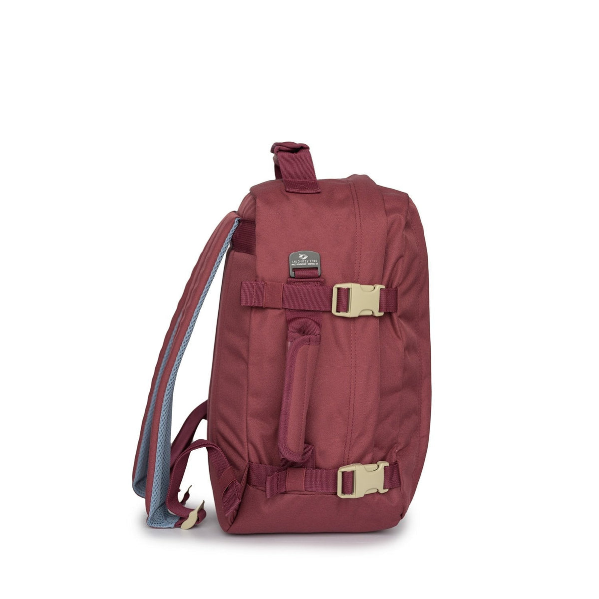Cabinzero Mini Ultra Light Cabin Bag With Luggage Trackers 28L (Napa Wine)