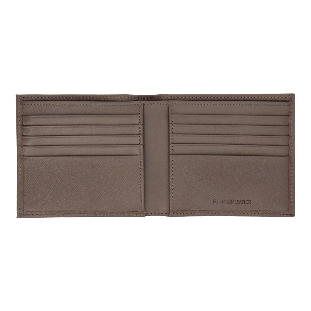Crossing Elite Bi-fold Leather Wallet [18 Card Slots] RFID - Dark Khaki