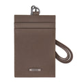 Crossing Elite Leather Lanyard - Dark Khaki