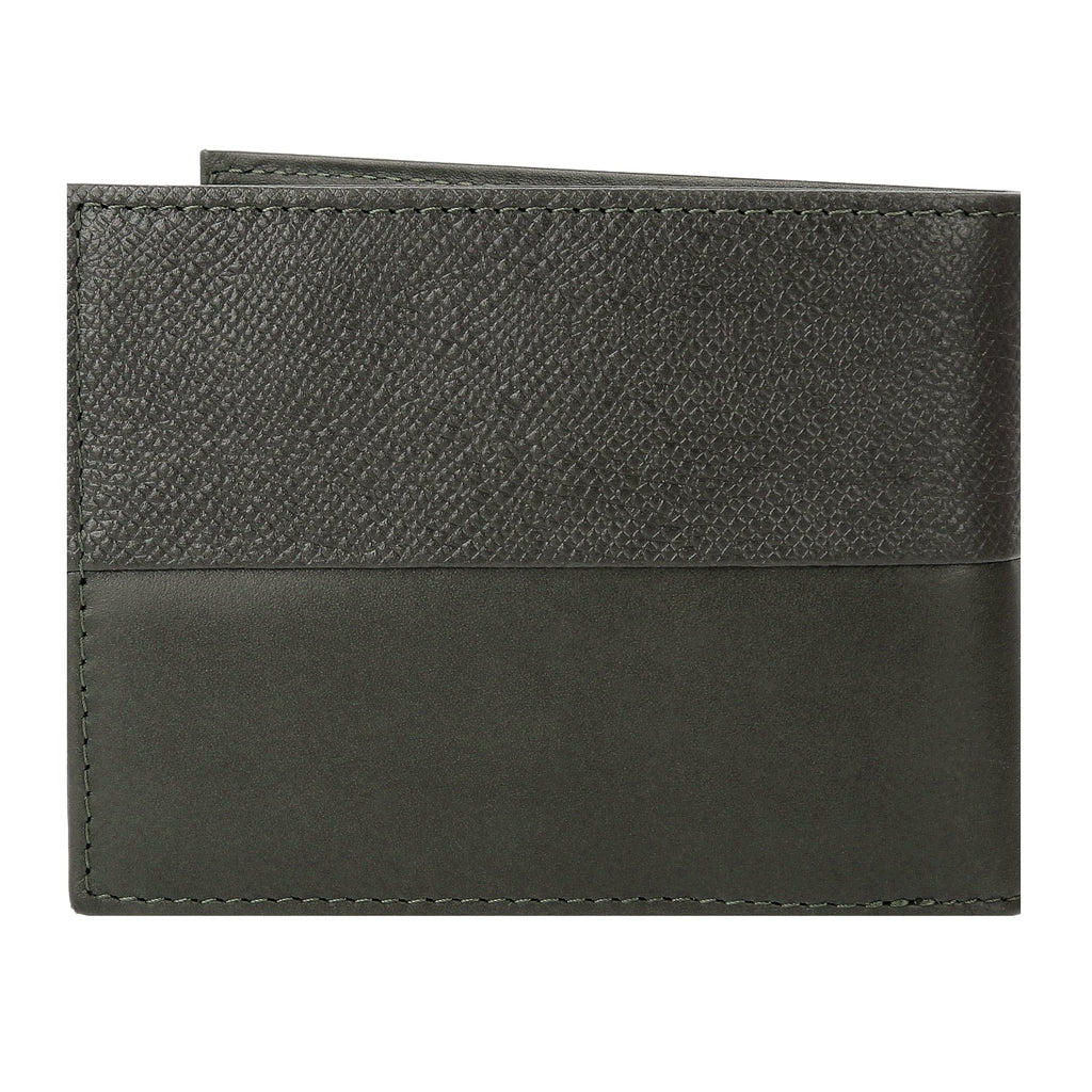 Crossing Infinite Slim Leather Wallet With Coin Pocket [5 Card Slots] RFID - Khaki
