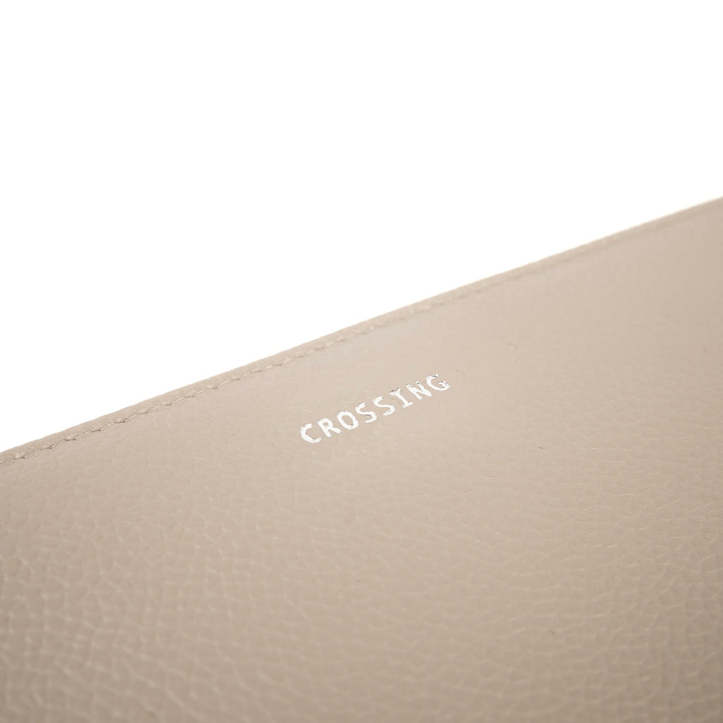 Crossing Milano Long Zip Wallet RFID - New Sand