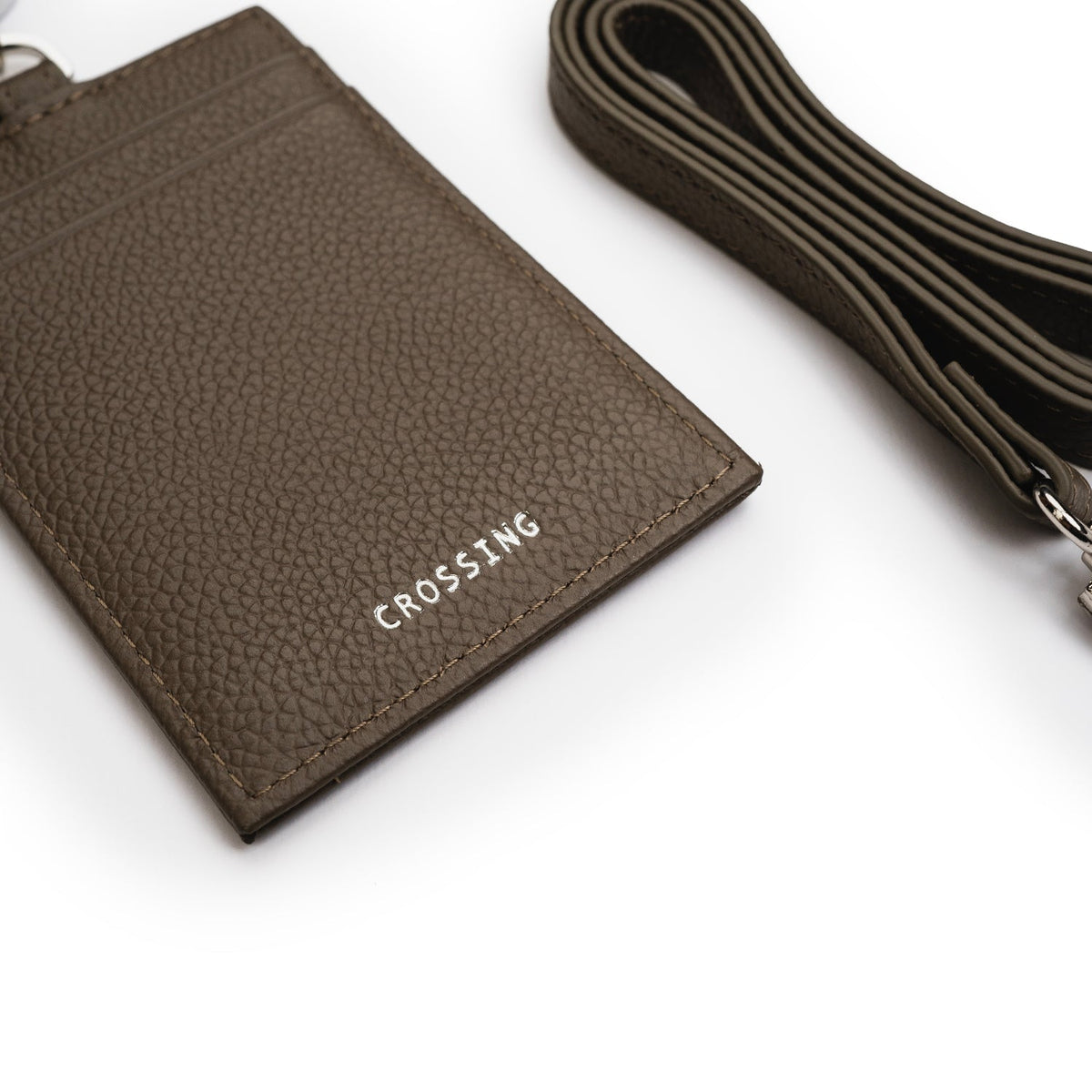 Crossing Milano Retractable Lanyard - Dark Khaki