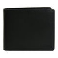 Crossing Prime Bi-Fold Nappa Leather Wallet With Window/Coin Pocket And Zip - Black
