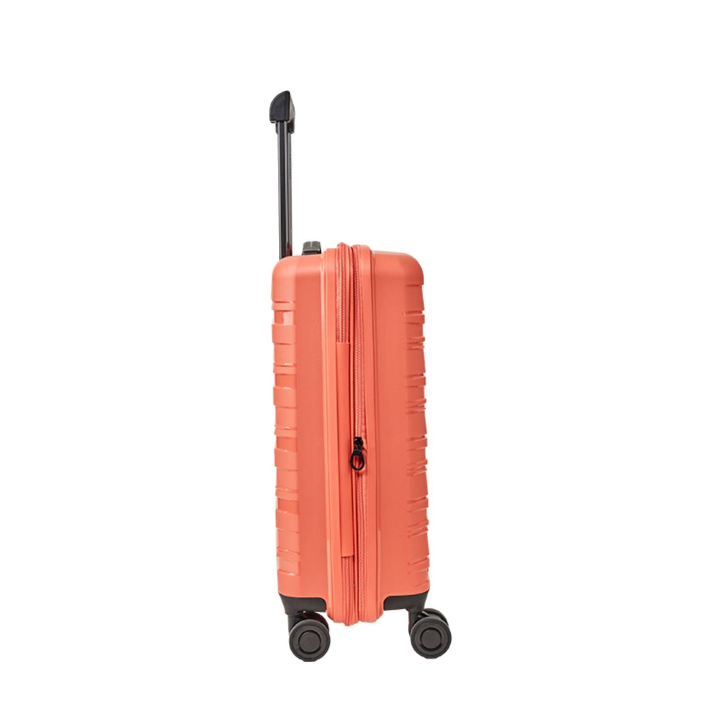 Crossing Supra Polypropylene Expandable 20" Carry On Luggage Spinner - Tangerine Red
