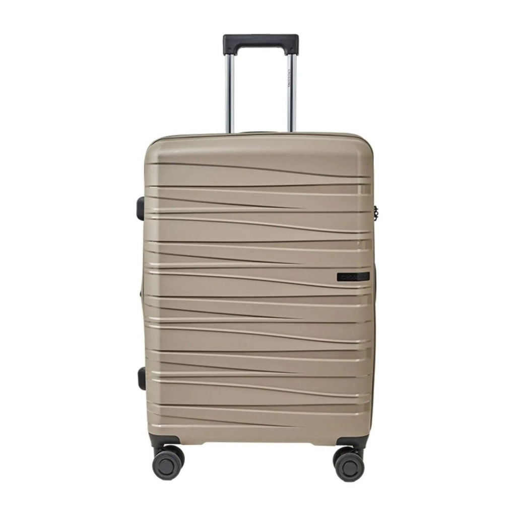 Crossing Supra Polypropylene Expandable 24" Medium Luggage Spinner - Taupe