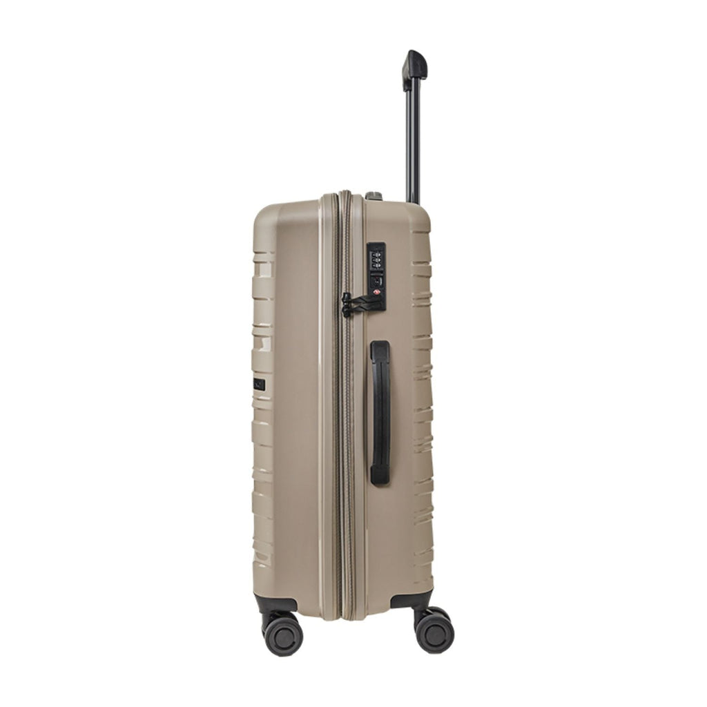 Crossing Supra Polypropylene Expandable 24" Medium Luggage Spinner - Taupe