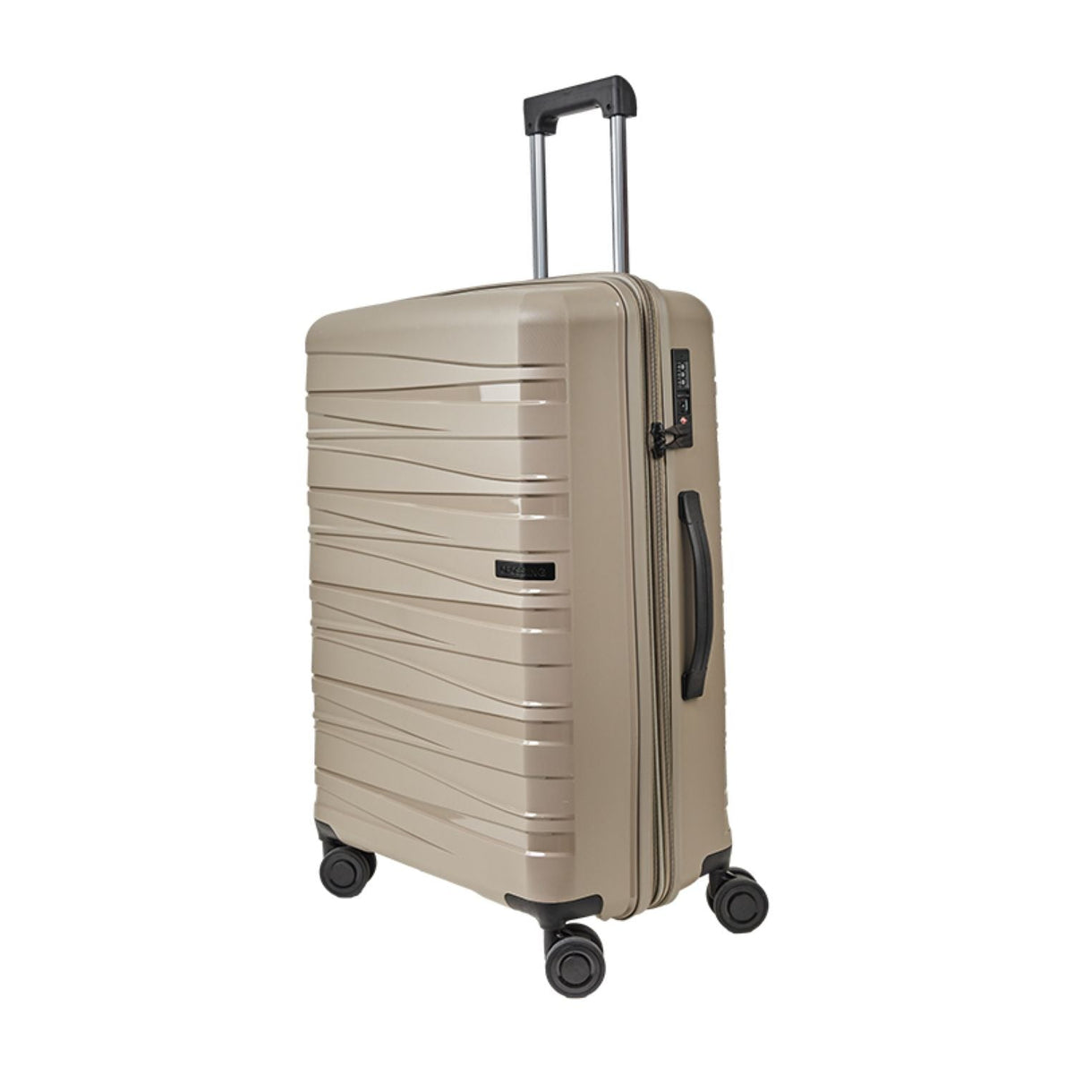 Crossing Supra Polypropylene Expandable 24" Medium Luggage Spinner - Taupe