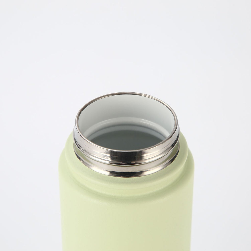 Crossing Urban Ceramic S/S Insulated Flat Cap Bottle With Handle 600ml - Pistachio Dusty Rose (Mix)