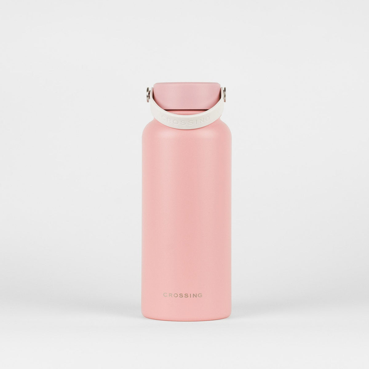 Crossing Urban Insulated S/S Bottle W Handle 950ml - Dusty Rose