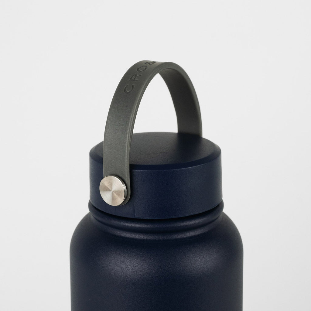 Crossing Urban Insulated S/S Bottle W Handle 950ml - Ink Blue