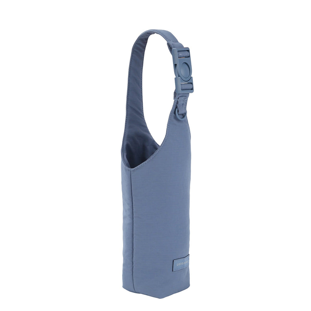 Crossing Waterproof Checked Nylon Dual Carry Water Bottle Bag - Smoke Blue