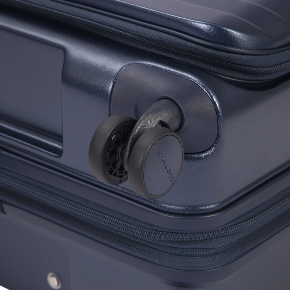 CROSSING INVI 20" Carry On Expandable Luggage With Front & Middle Access V3 - Dark Blue