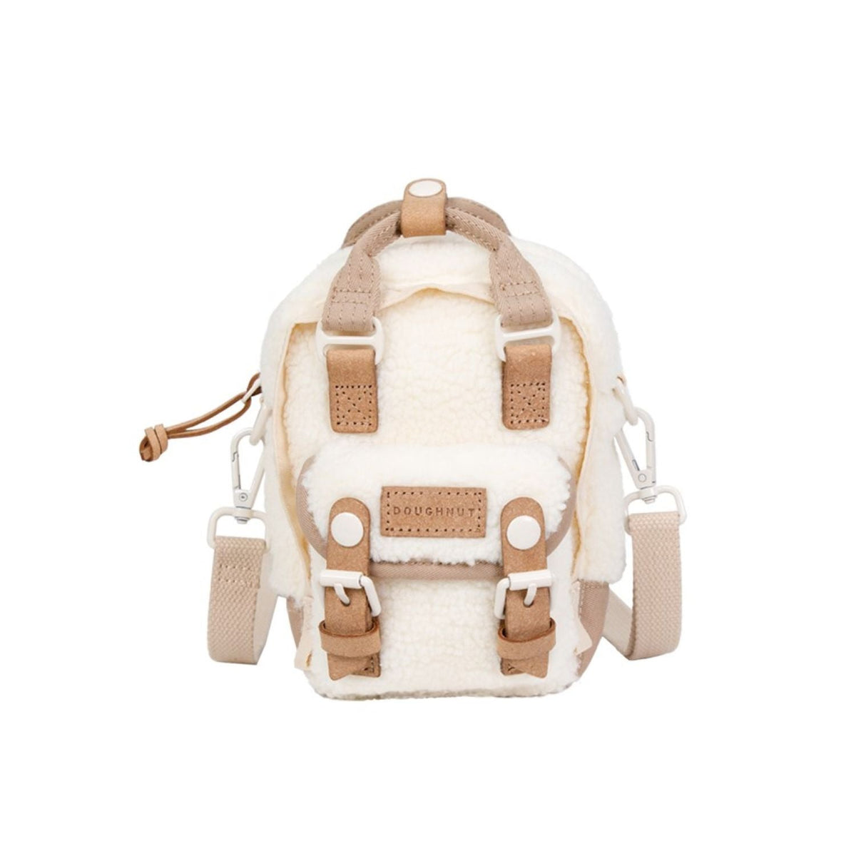 Doughnut Macaroon Tiny Fluffy Series - Cream X Hazelnut