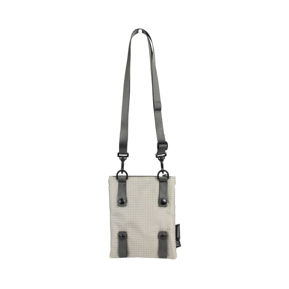 Doughnut Teleport Street Cruise Series Crossbody Bag - Light Grey X Teal
