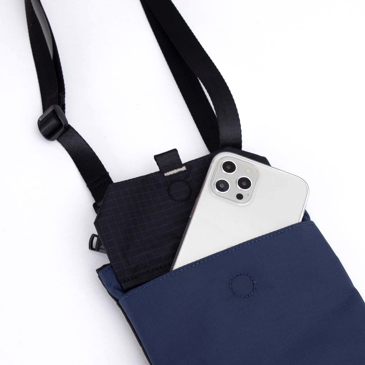 Doughnut Teleport Street Cruise Series Crossbody Bag - Light Grey X Teal