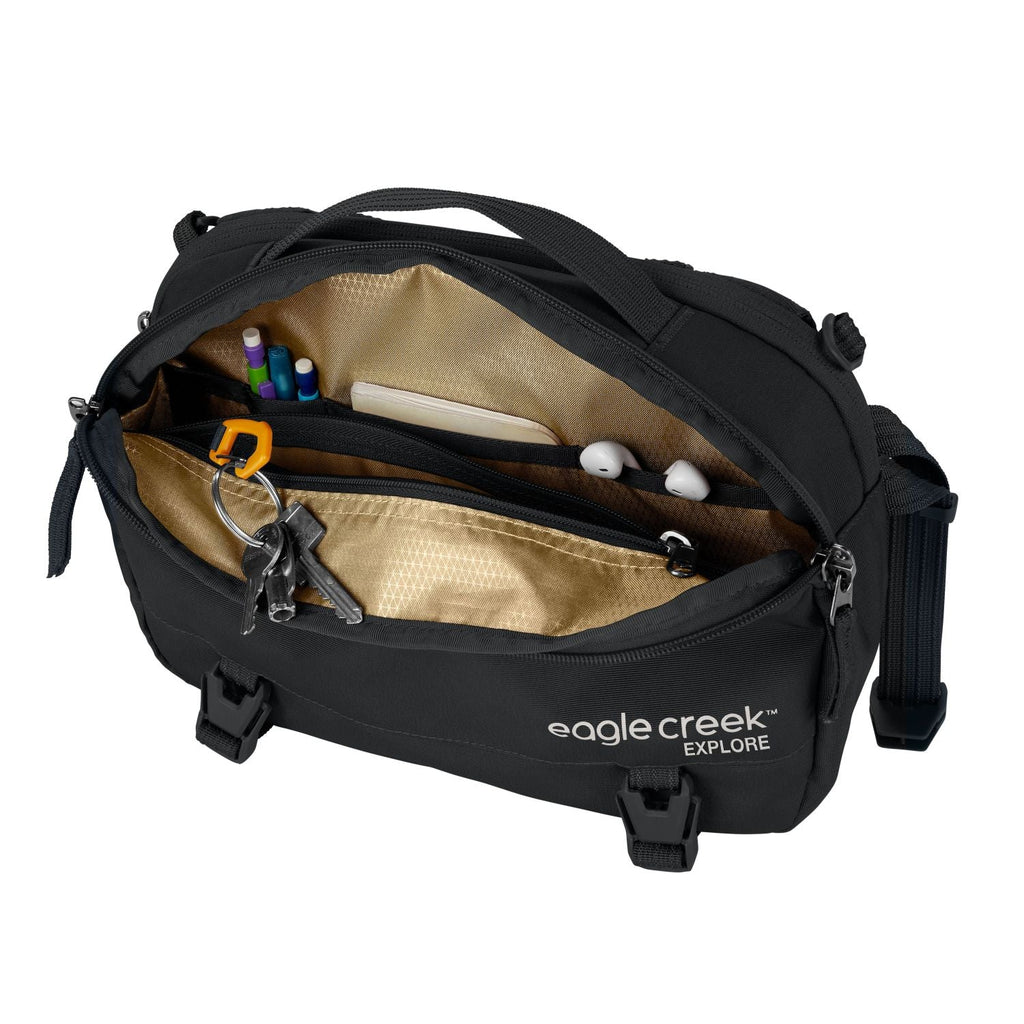 Eagle Creek Explore Mini Messenger Bag (Black)