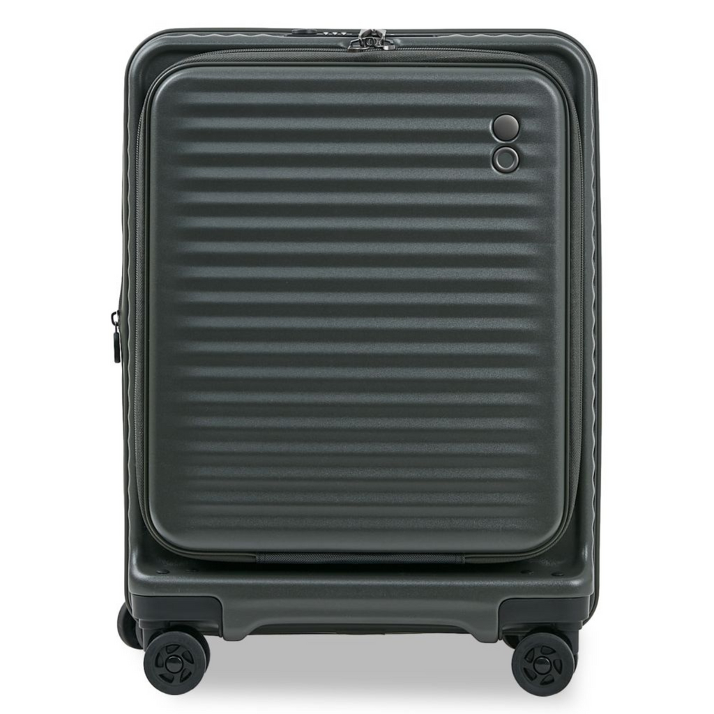 Echolac Celestra 28" Large Upright Luggage With Front Access Opening (Olive Green)