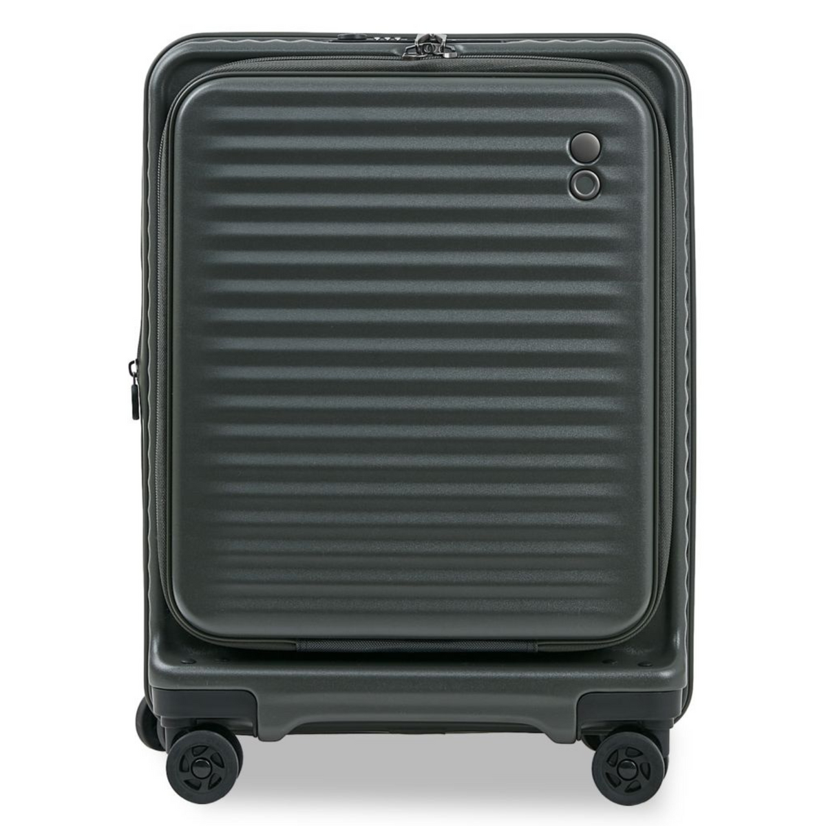 Echolac Celestra 28" Large Upright Luggage With Front Access Opening (Olive Green)