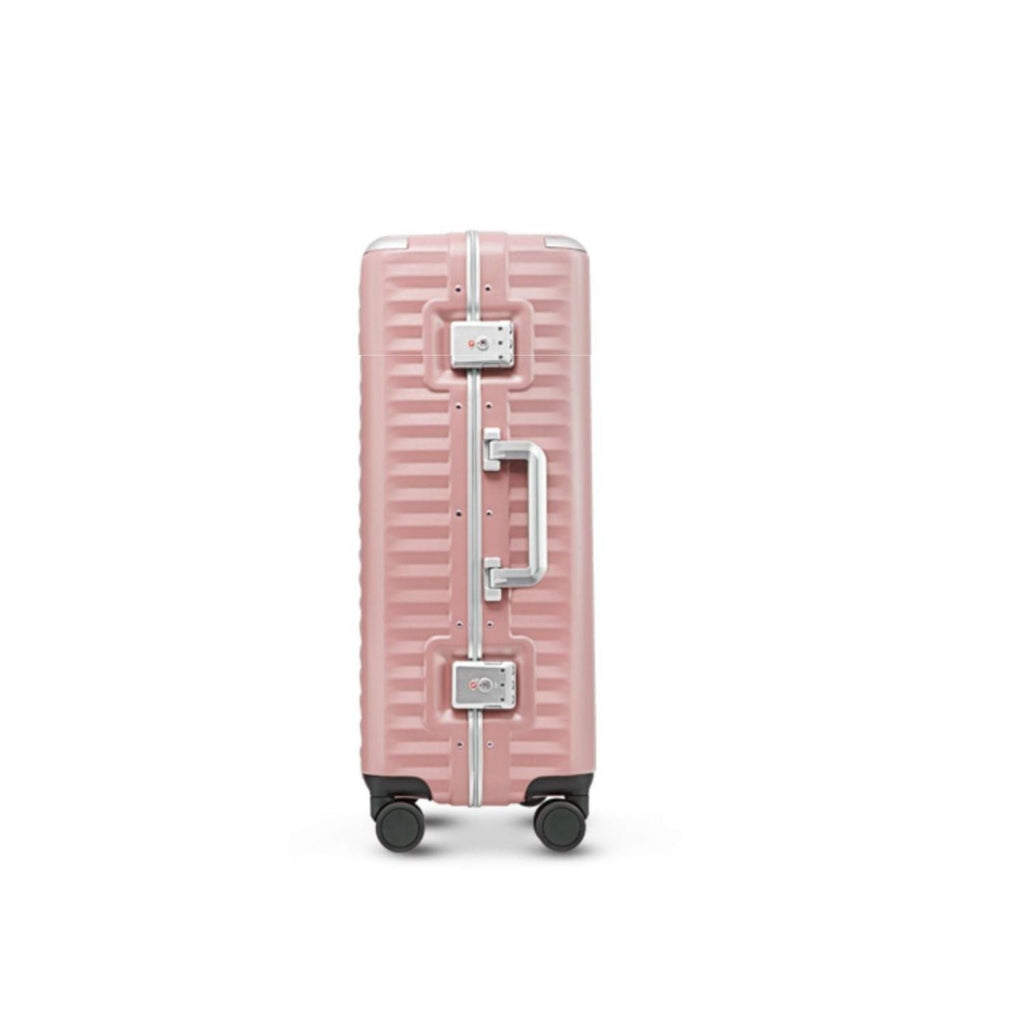 Echolac Celestra Aluminium Frame 20" Carry On Luggage with Silent Spinner Wheels (Pink)