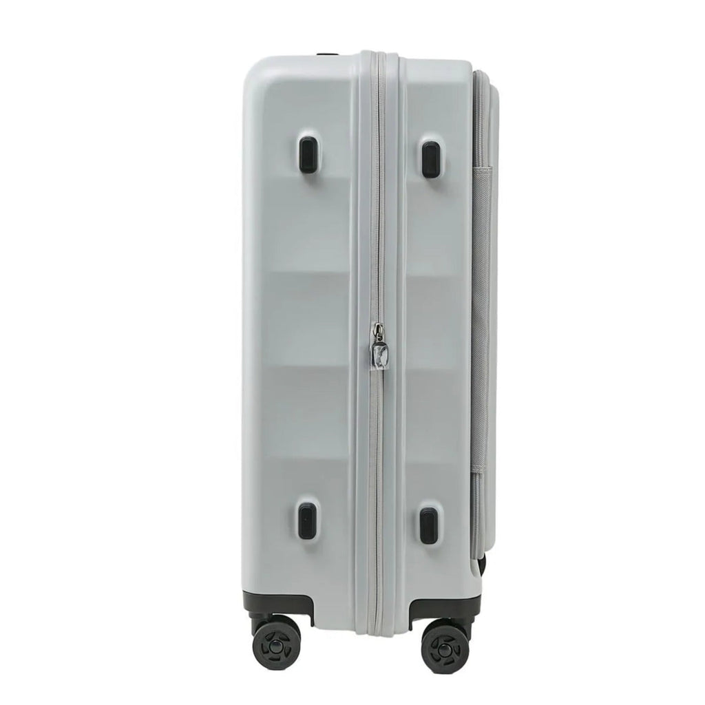 Echolac Square FX 24" Medium Expandable Luggage (Grey)