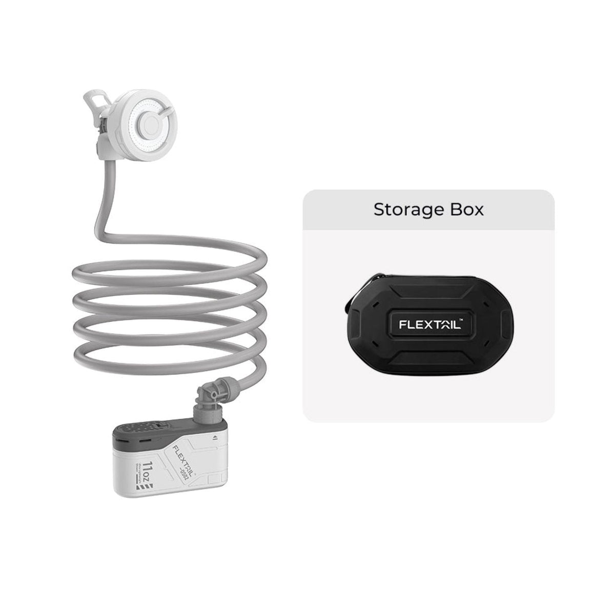 Flextail Max Shower With Box - White