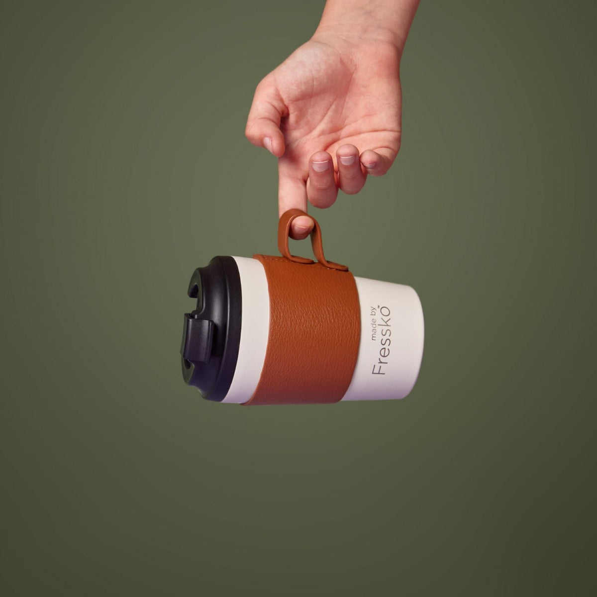 Made By Fressko Bino 8oz Cup Sleeve - Tan
