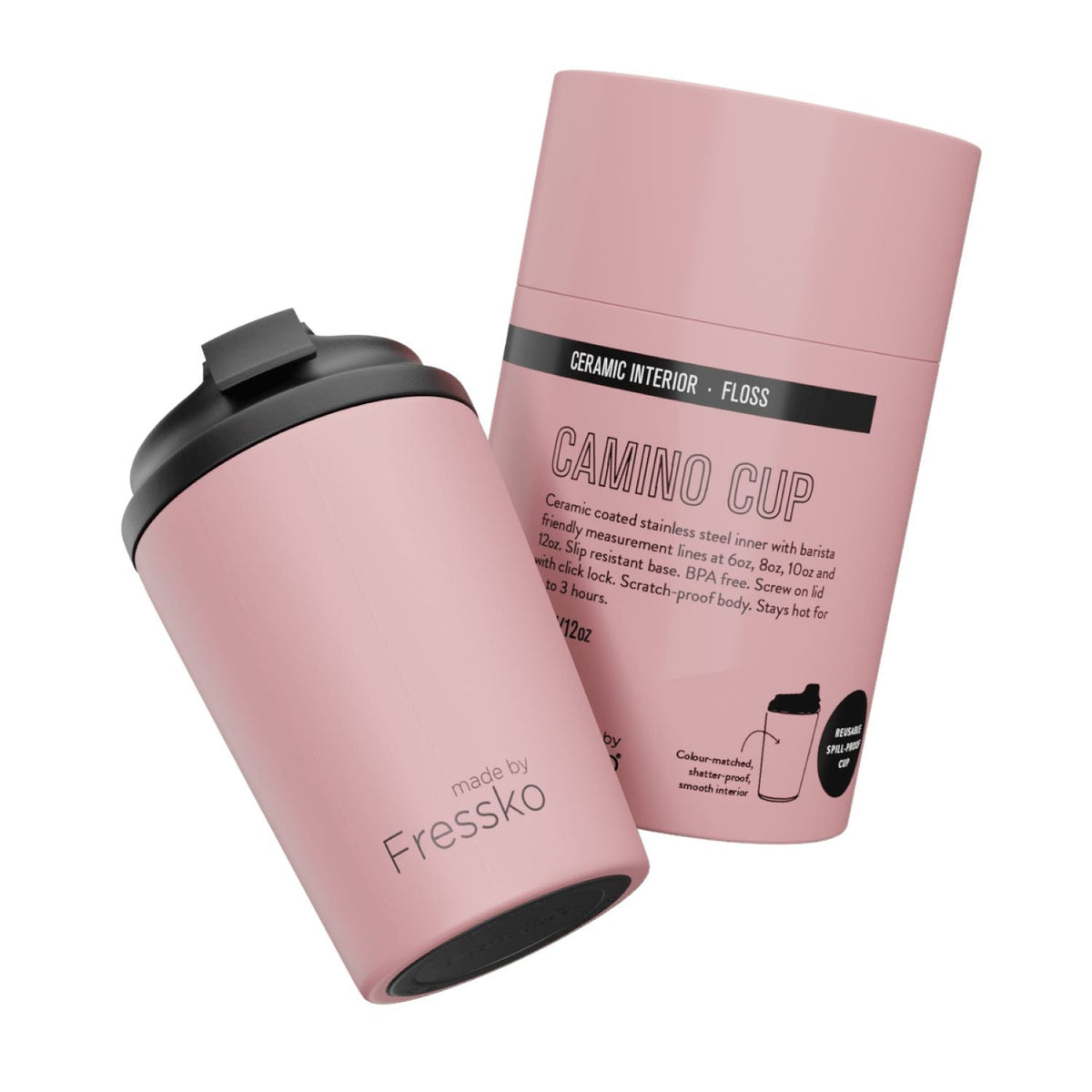Made By Fressko Camino 12oz Insulated Ceramic Cup - Floss
