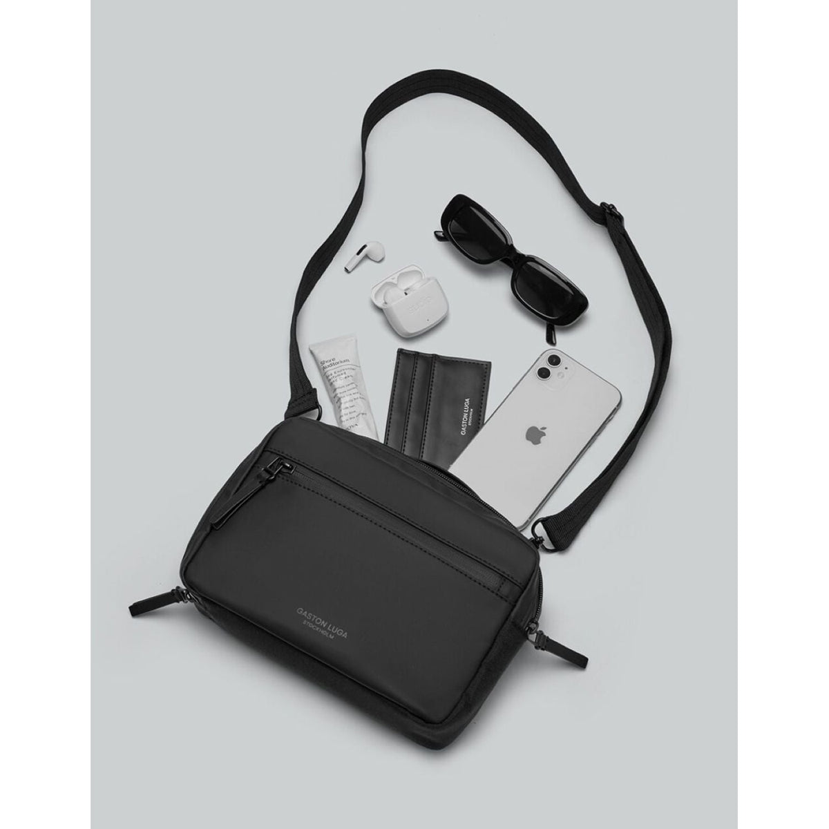 Gaston Luga Dash Box Bag - Taupe