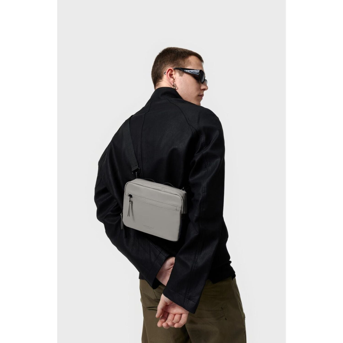 Gaston Luga Dash Box Bag - Taupe