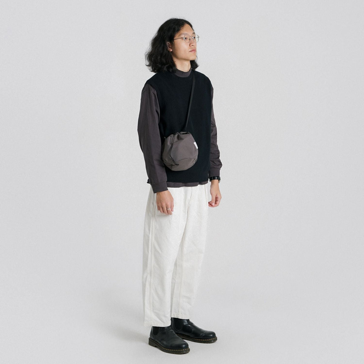 Hellolulu Chico 2 Sided Shoulder (S) (Iron Gray)