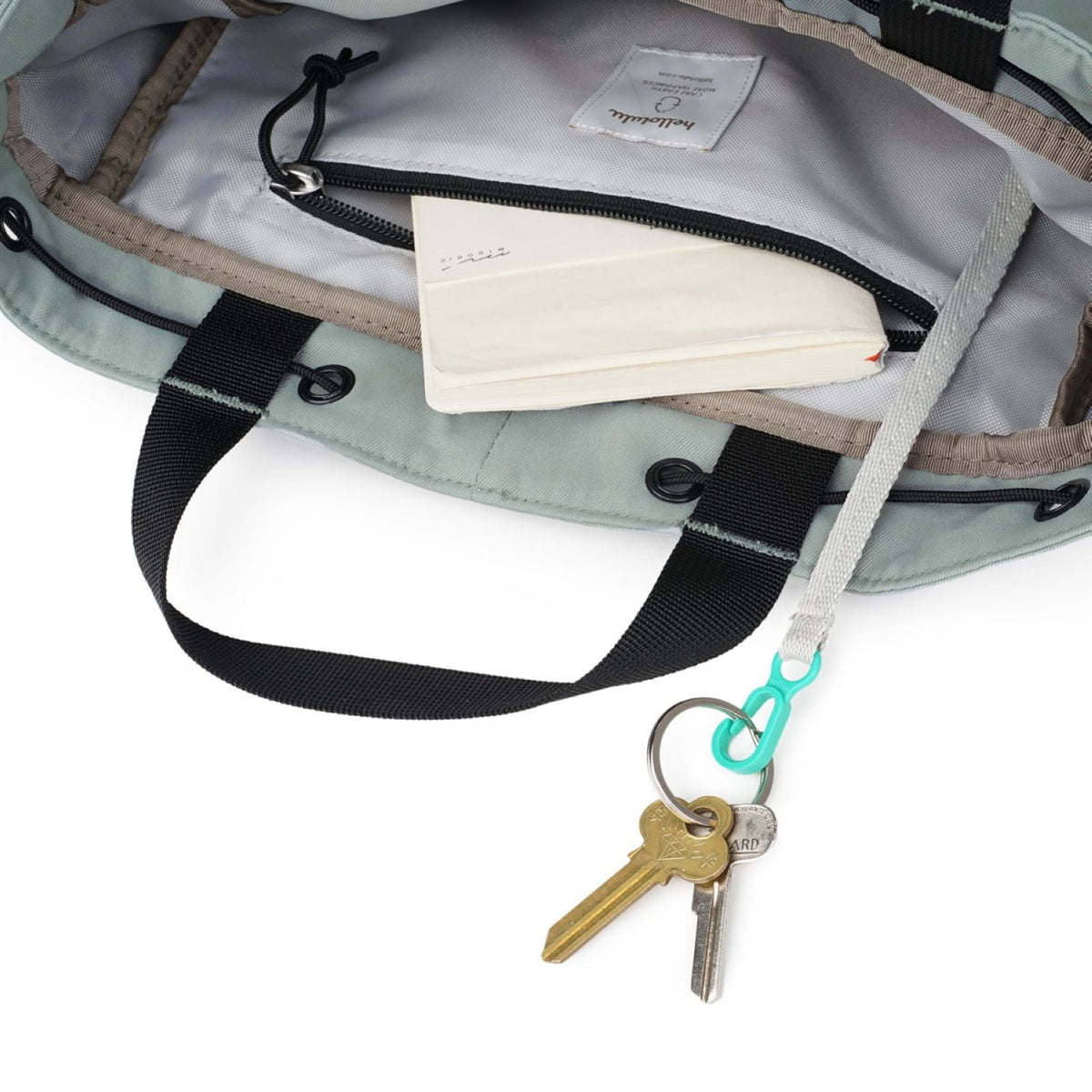 Hellolulu Emma Mini Everyday Totepack Recycled (Pale Teal)