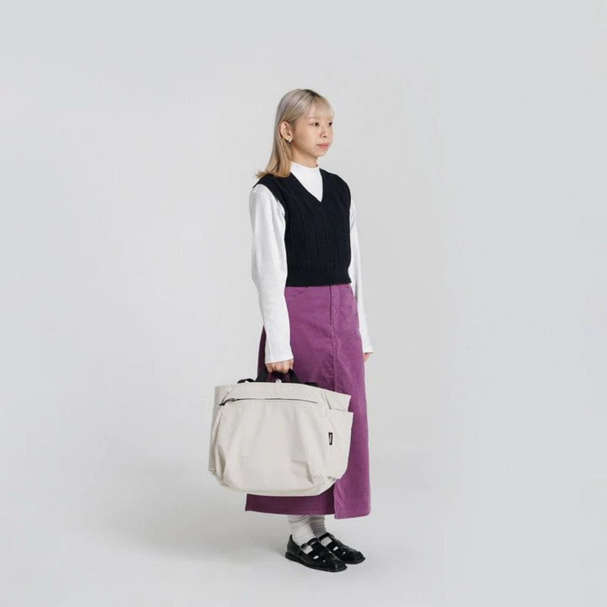 Hellolulu Jake Double Sided 2 Way Tote Recycled (Cloud Pink/Linen)