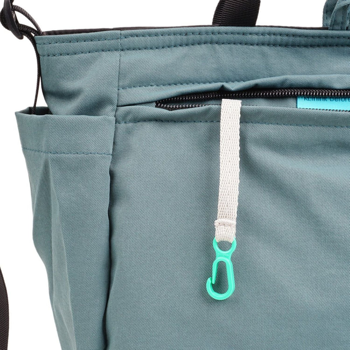Hellolulu Jolie Double Sided 2 Way Shoulder Bag Recycled (Pale Teal/Clay Khaki)