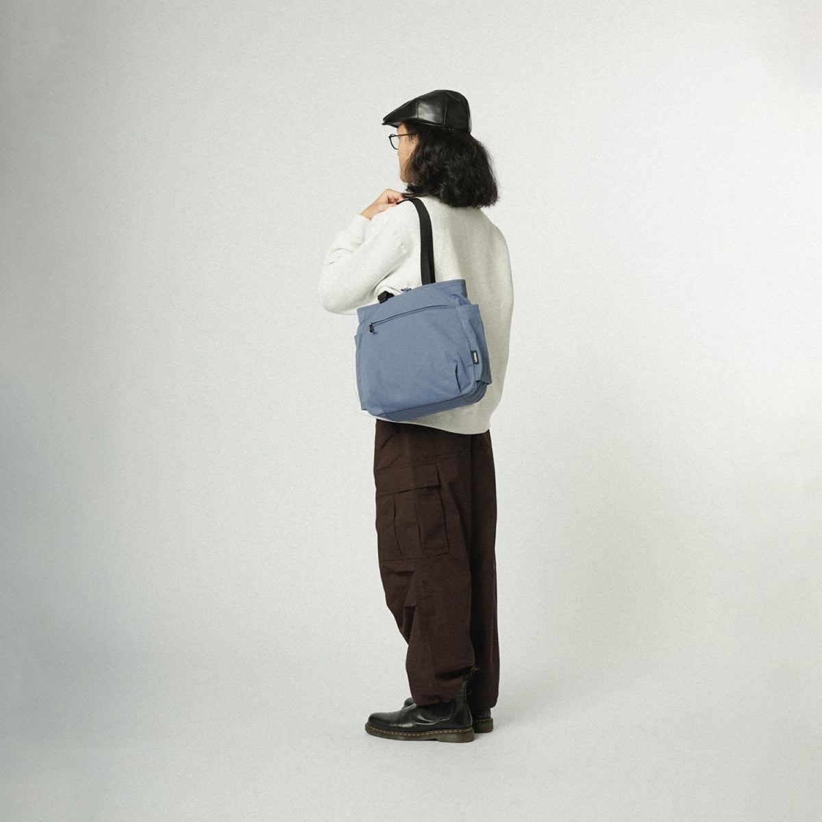 Hellolulu Jonna Double Sided Versatile Tote Recycled (Cloudy Gray/Classic Blue)