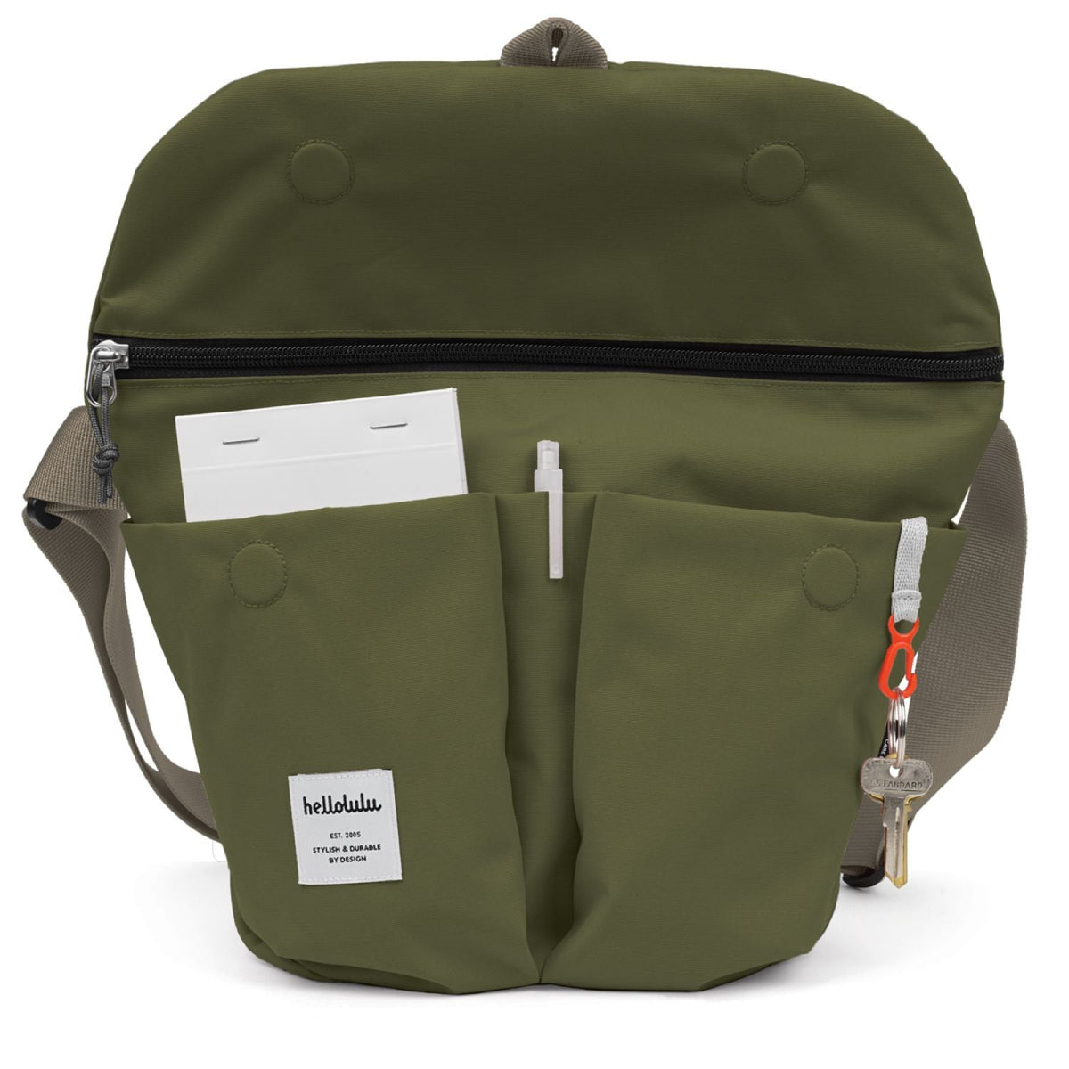 Hellolulu Kasen Shoulder Bag Recycled (Capulet Olive)