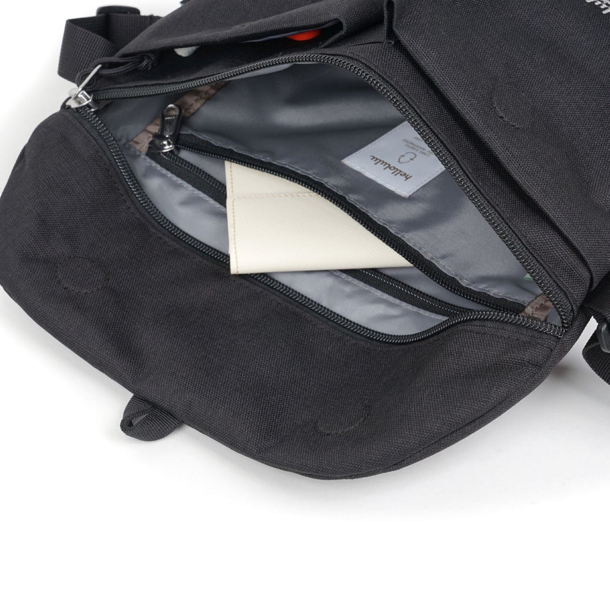 Hellolulu Mini Kasen Shoulder Bag Recycled (Black)