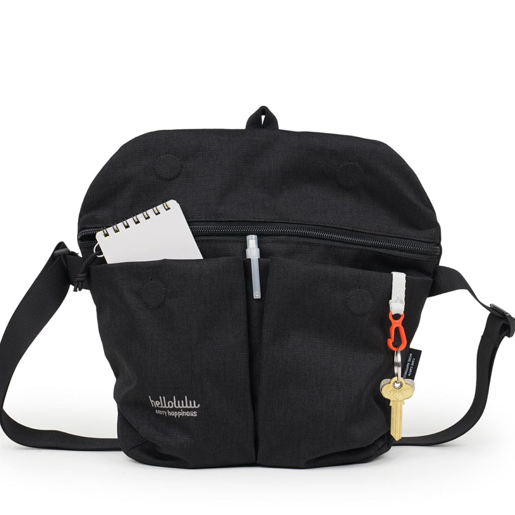 Hellolulu Mini Kasen Shoulder Bag Recycled (Black)