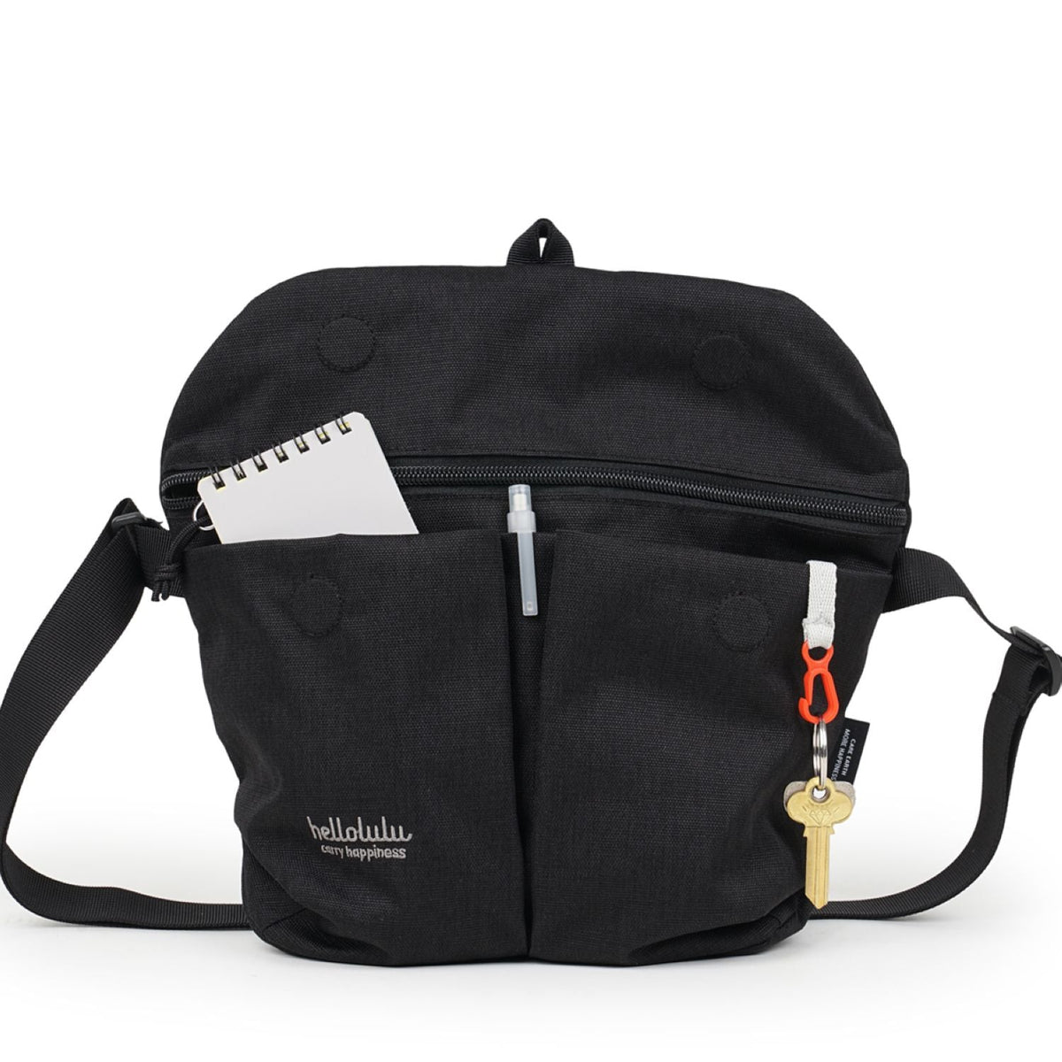 Hellolulu Mini Kasen Shoulder Bag Recycled (Black)