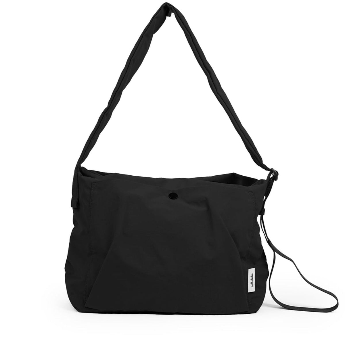 Hellolulu Nick 2 Way Drawstring Shoulder Bag (Black)