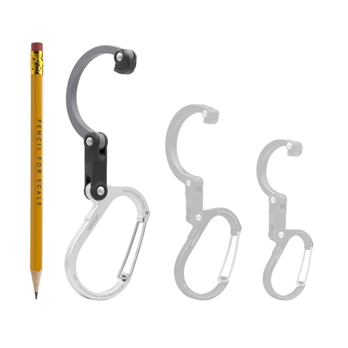 Heroclip Carabiner Medium - Shade Of Gray