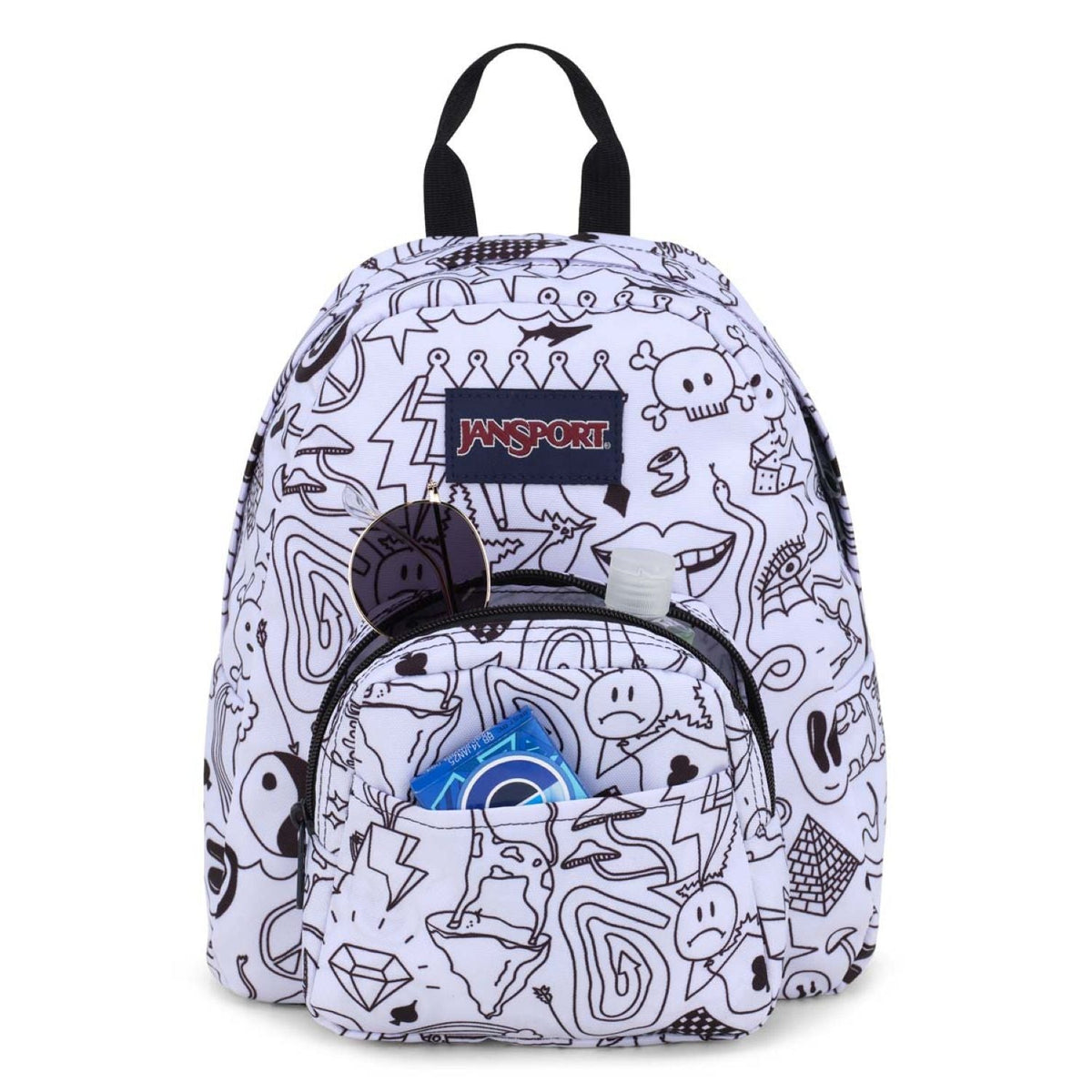 Jansport Half Pint Mini Backpack - Broken Broadcast